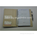 fashion leather notebook holder organizer book